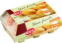 Uova fresche medie da allevamento a terra categoria a