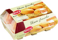 Uova fresche grandi da allevamento a terra categoria a