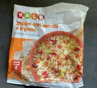 Zuppa con cereali e legumi