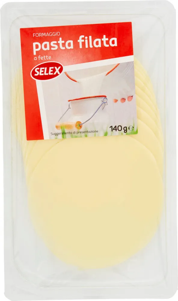 Formaggio a pasta filata a fette