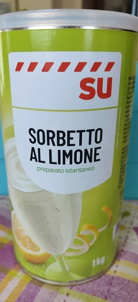 Sorbetto al limone preparato