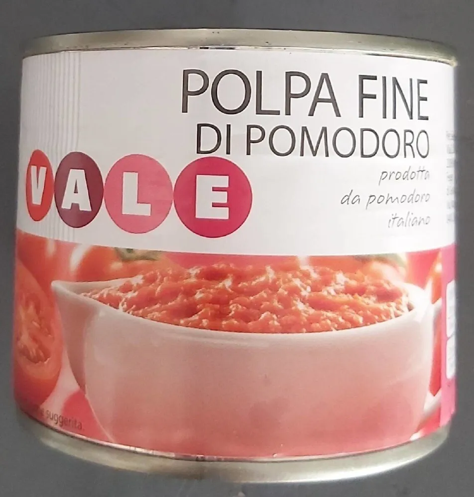 Polpa fine di pomodoro