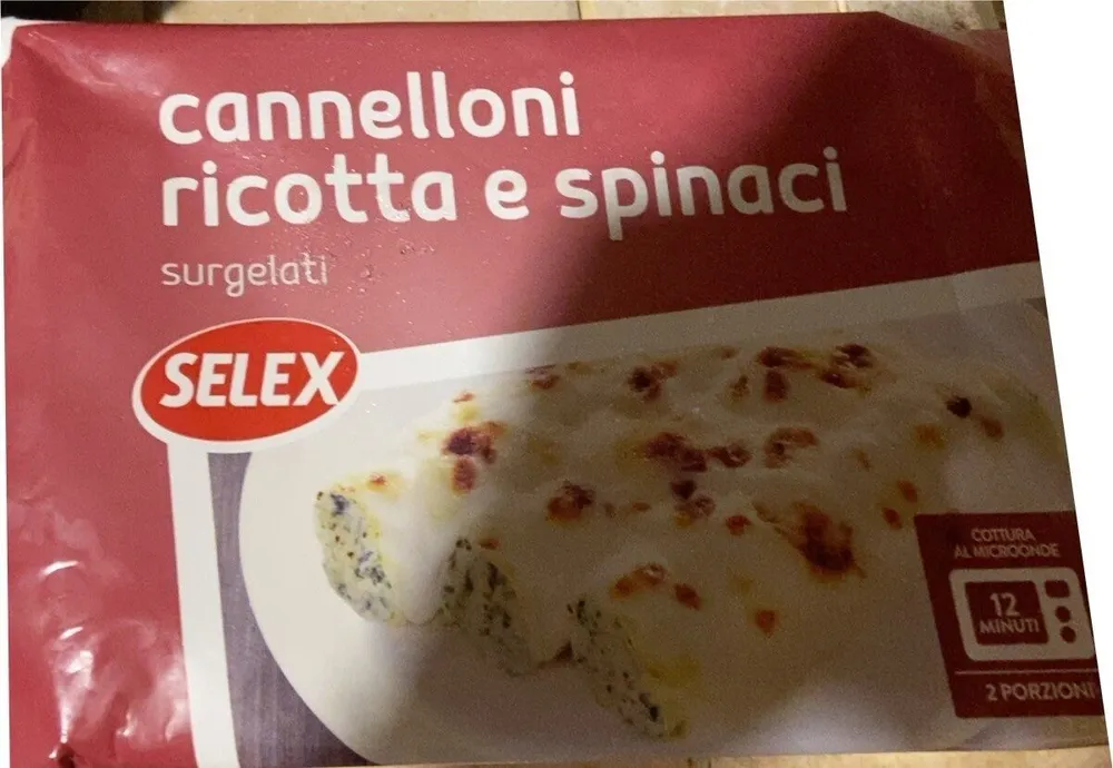 Cannelloni ricotta e spinaci