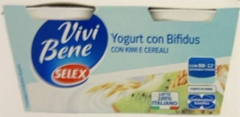 Yogurt con Bifidus Kiwi e Cereali