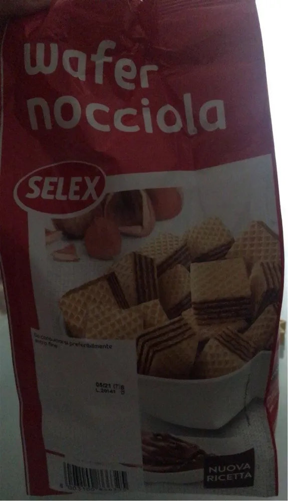 wafer nocciola
