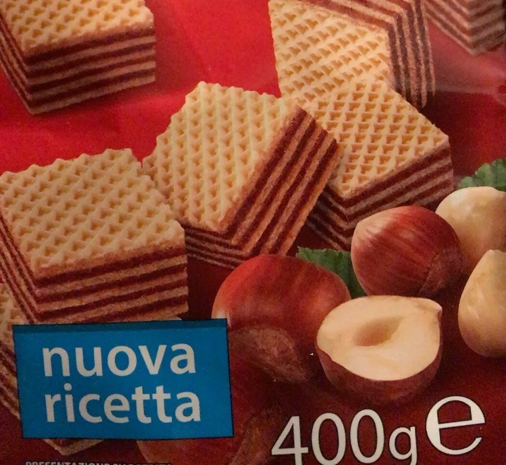 Wafer alla nocciola