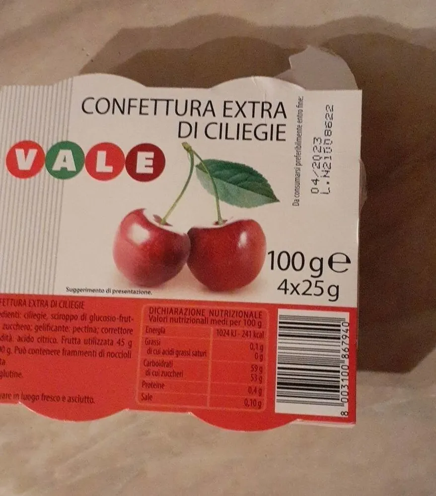 Confettura extra di ciliege