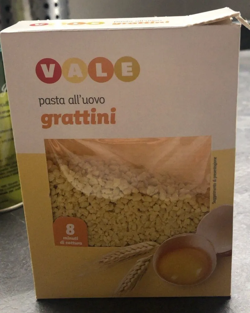 Pasta all’uovo grattini