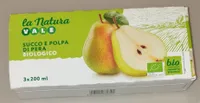 Succo e polpa di pera