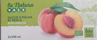 Succo e polpa di pesca