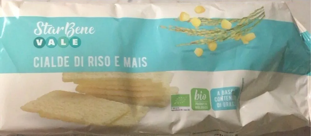 Cialde di riso e mais