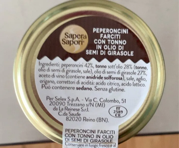 Peperoncini farciti con tonno