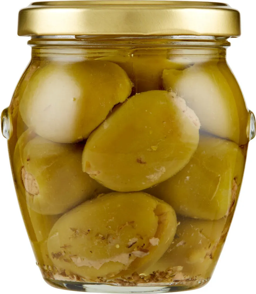 olive farcite con tonno e acciughe