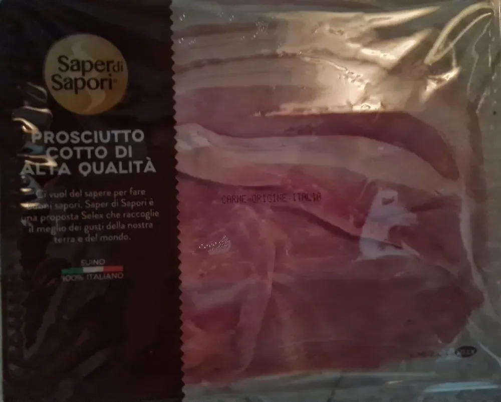 Prosciutto cotto di alta qualità