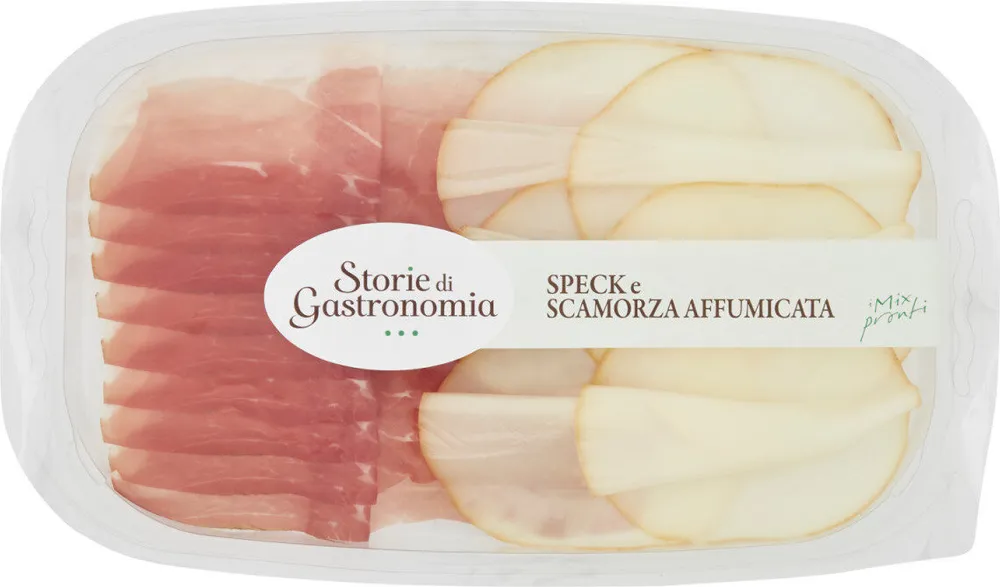 Speck e scamorza a fette