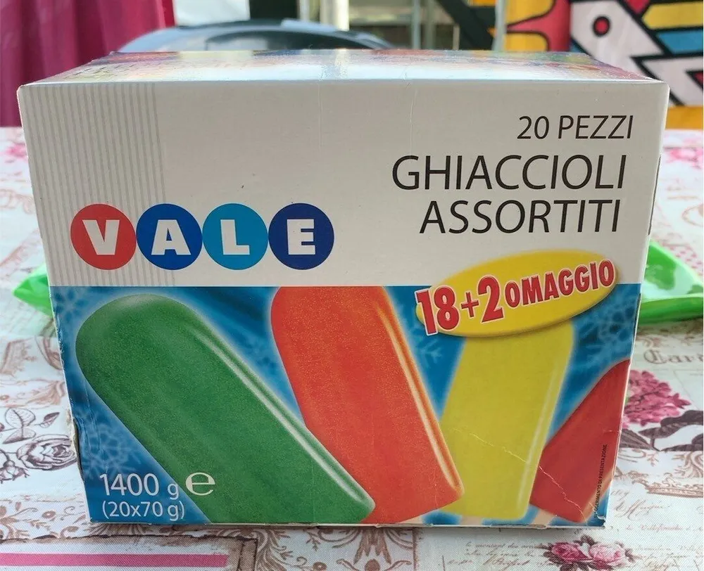 Ghiaccioli assortiti