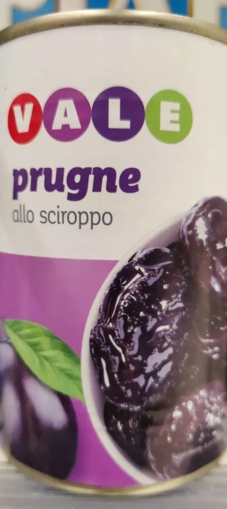 Prugne allo sciroppo