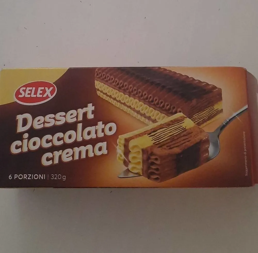 Dessert cioccolato crema