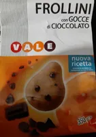 Frollini con gocce di cioccolato