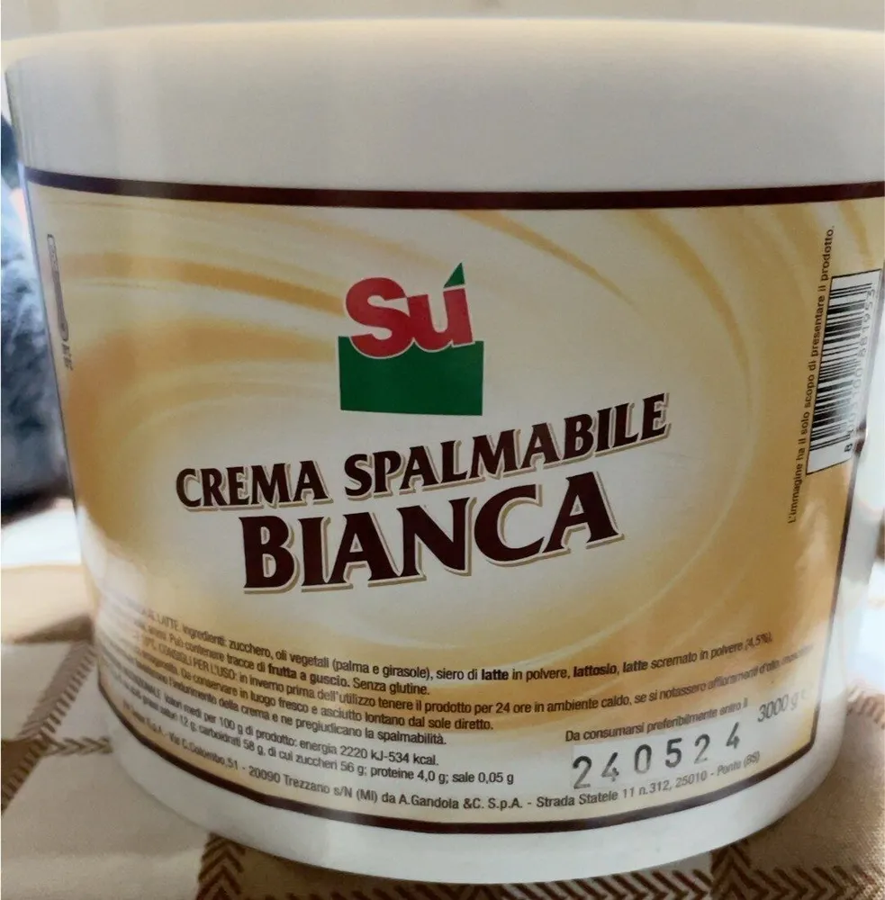 crema spalmabile bianca