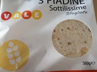 3 piadine sottilissime