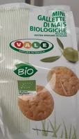 Mini gallette di mais biologiche