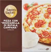 Sape di saporIGPizza con mozzarella di bufala campana surgelata