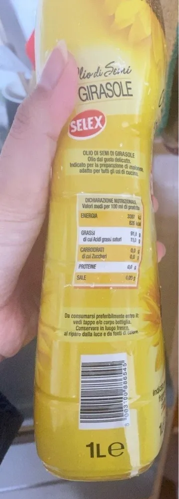 Olio di semi di girasole
