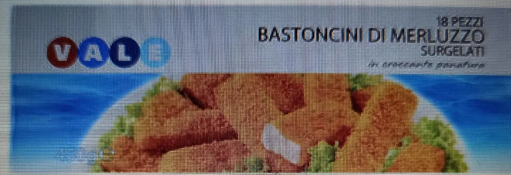 Bastoncini di merluzzo surgelati