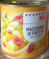 Macedonia di frutta allo scitroppo