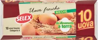 Uova fresche medie da allevamento a terra categoria a