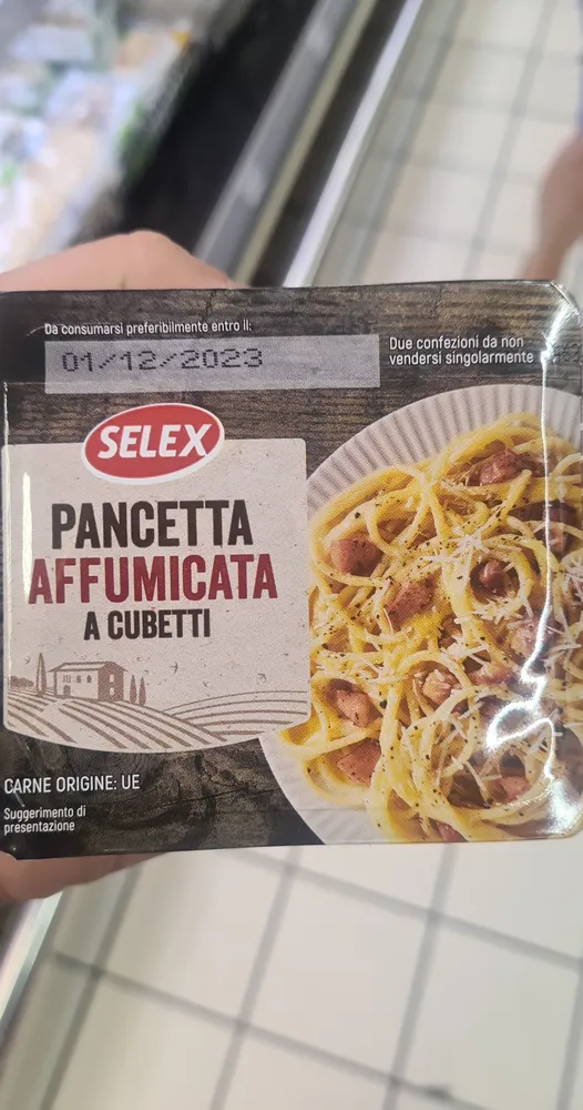 Pancetta affumicata a cubetti