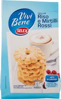 Vivi bene frollini con riso e mirtilli rossi
