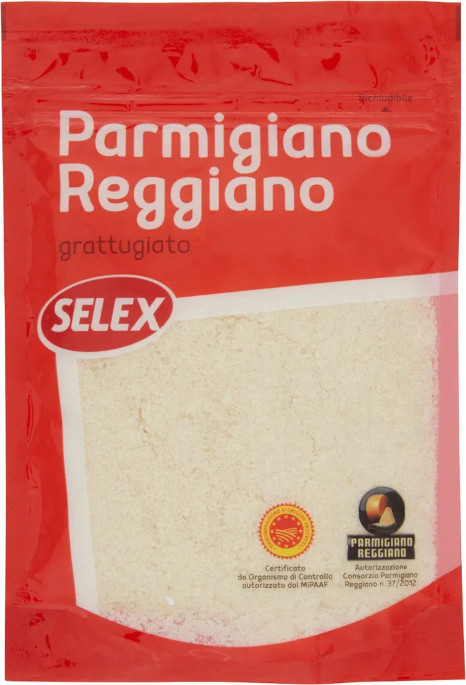 Parmigiano reggiano grattugiato d o p