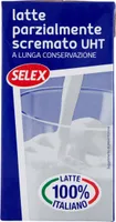 Latte uht parzialmente scremato