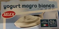 Yogurt magro bianco Selex 0,1% grassi