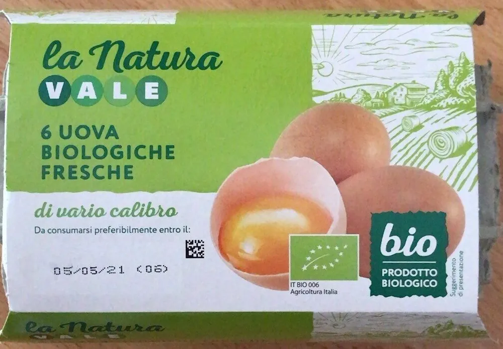 Uova biologiche fresche