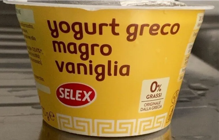 Yogurt greco magro vaniglia