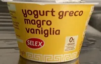 Yogurt greco magro vaniglia
