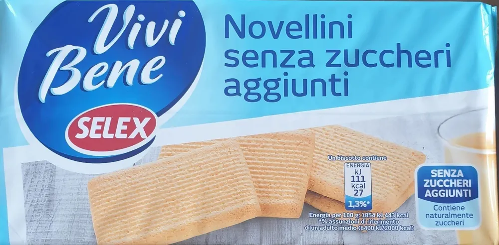 Novellini senza zuccheri aggiunti