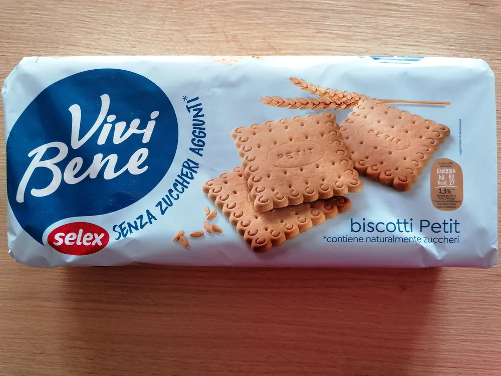 Biscotti petit Vivi bene senza zuccheri aggiunti Selex
