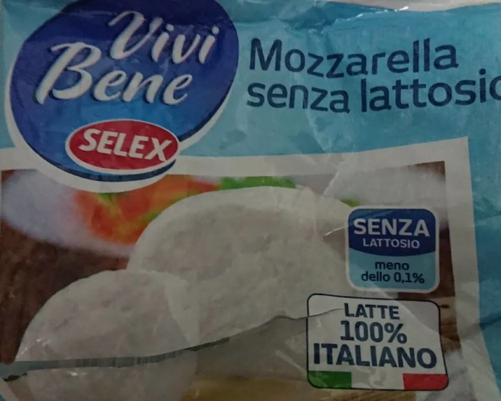 Mozzarella senza lattosio