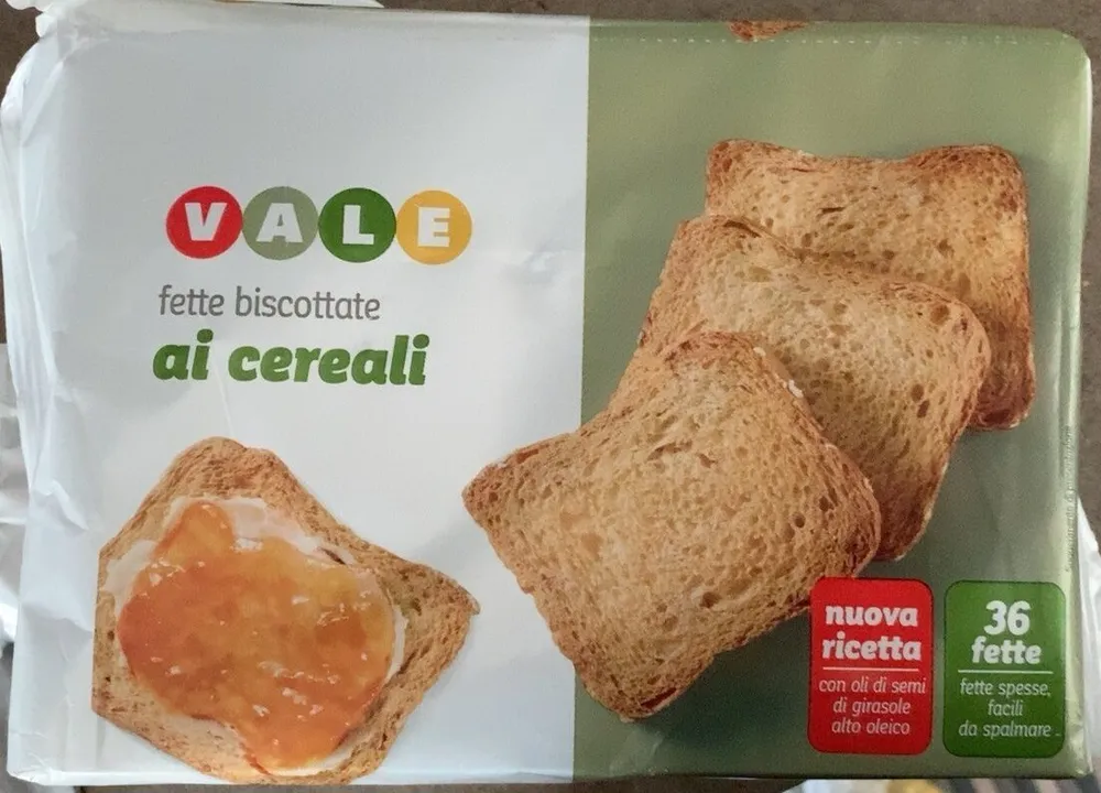 Fette biscottate ai cereali