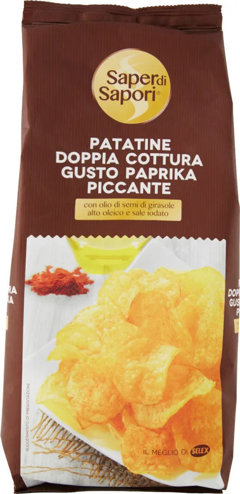 Patatine gusto paprika piccante