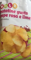 Patatine gusto pepe rosa e lime