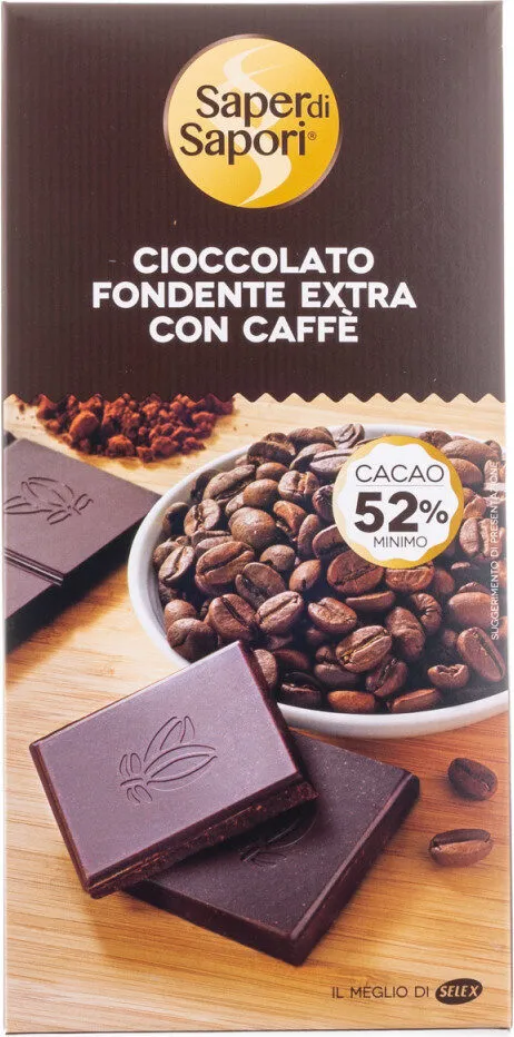 Cioccolato fondente con caffè