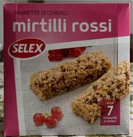 Barrette cereali mirtilli rossi