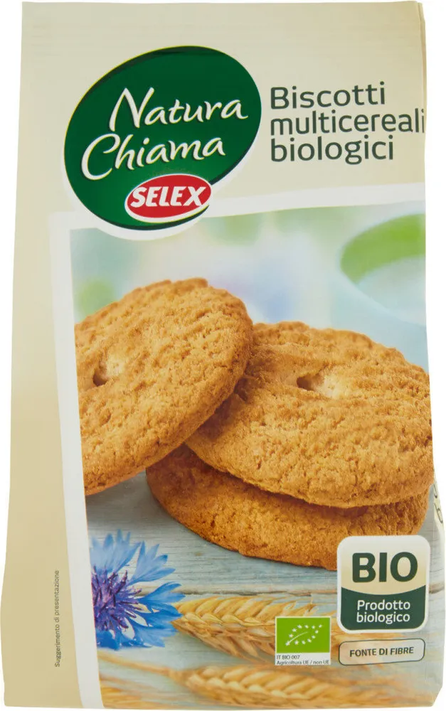 Natura chiama biscotti multicereali biologici