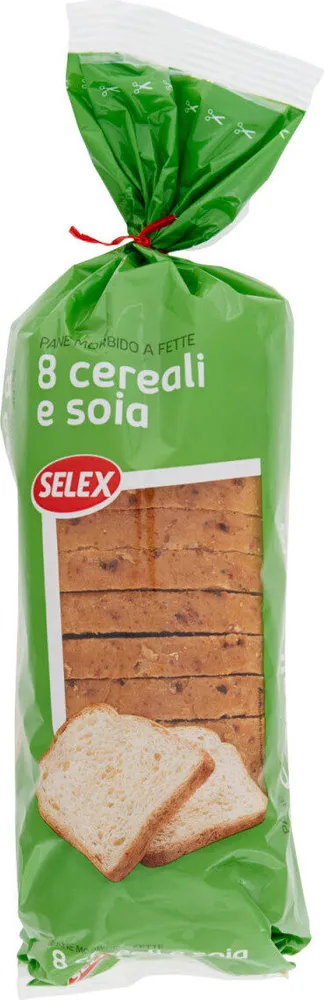 Pane morbido cereali e soia a fette