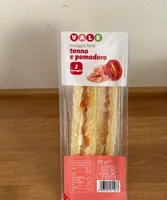 Tramezzini farciti tonno e pomodoro